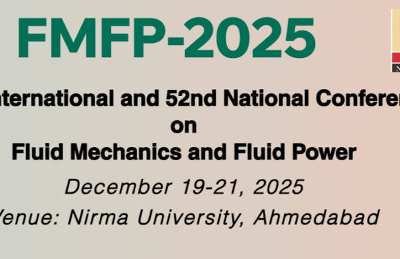 12th International and 52nd National Conference on Fluid Mechanics and Fluid Power 12th International and 52nd National Conference on Fluid Mechanics and Fluid Power